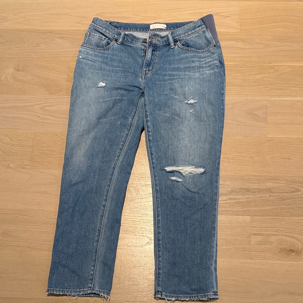 Hatch Light Blue Maternity Jeans